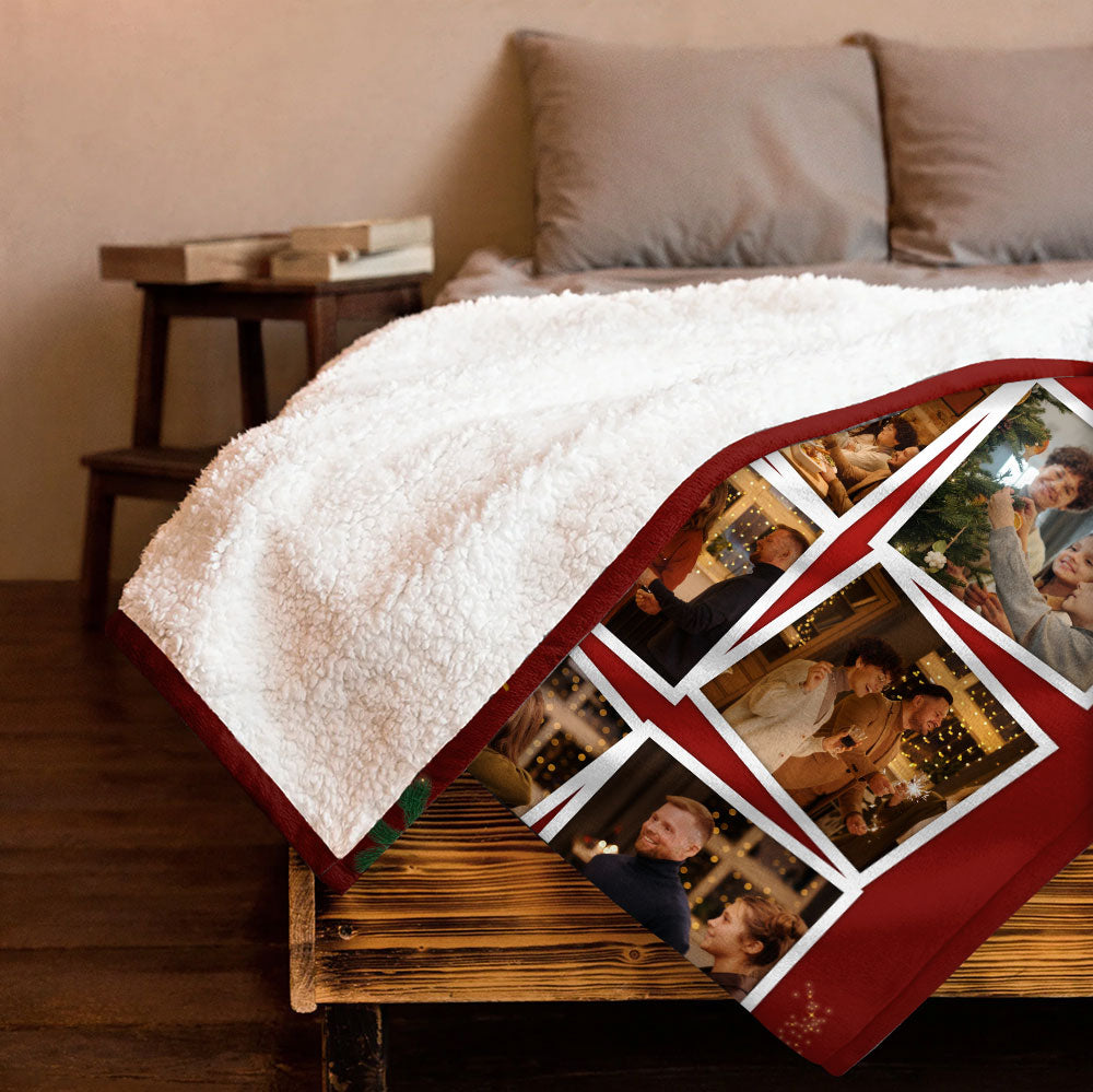 Christmas Custom Photo Blanket - Personalized Blanket