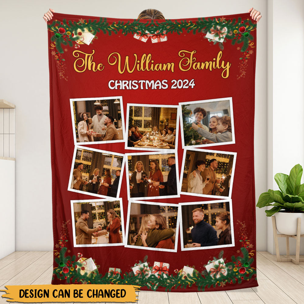 Christmas Custom Photo Blanket - Personalized Blanket
