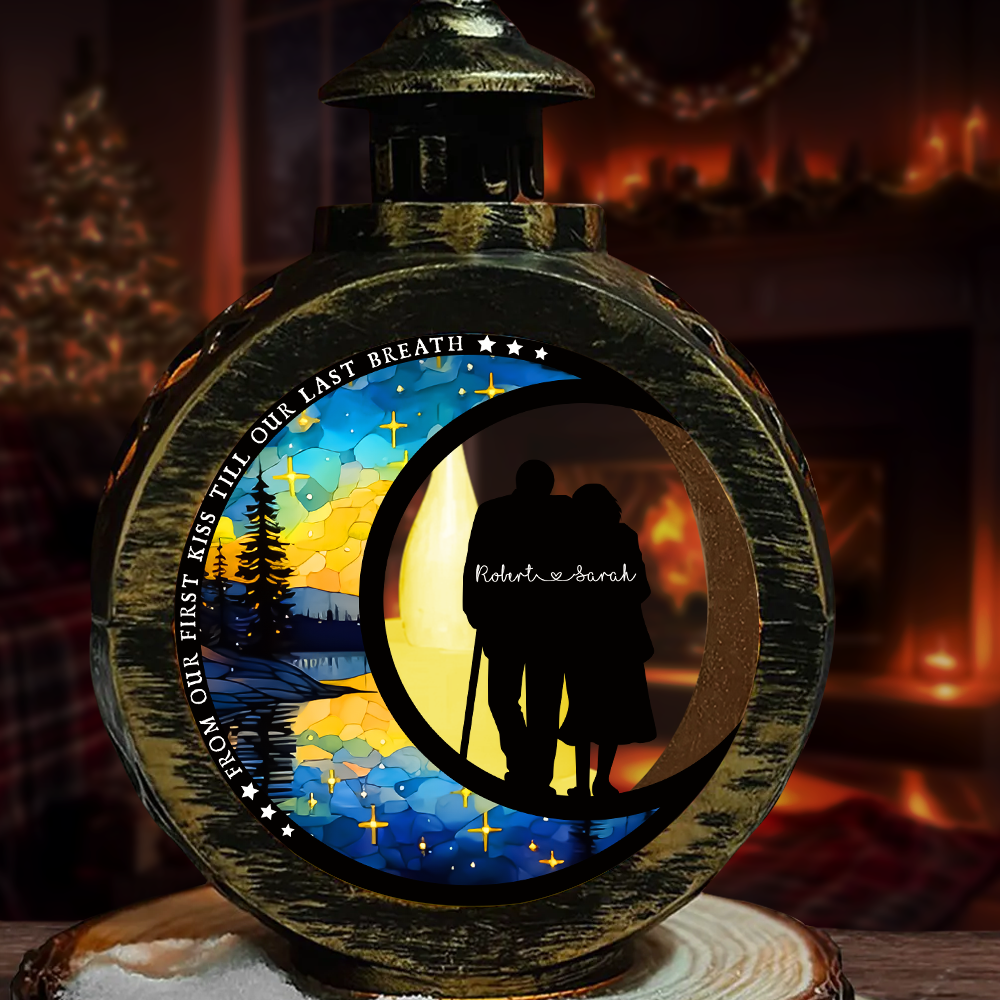 From Our First Kiss Till Our Last Breath - Candlelight Lantern Ornament