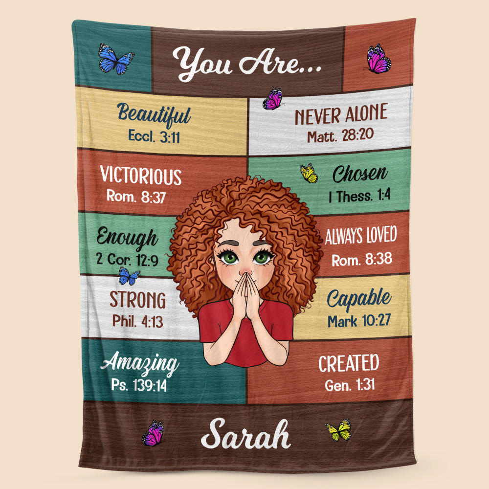 You Are ... - Personalized Blanket - Best Gift For Mother, Daughter - Giftago