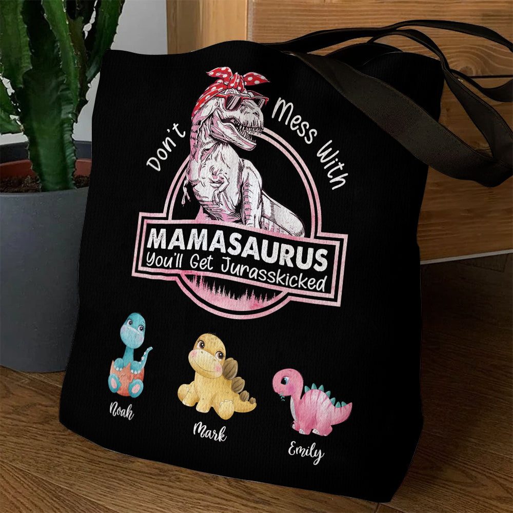 Mamasaurus - Personalized Tote Bag