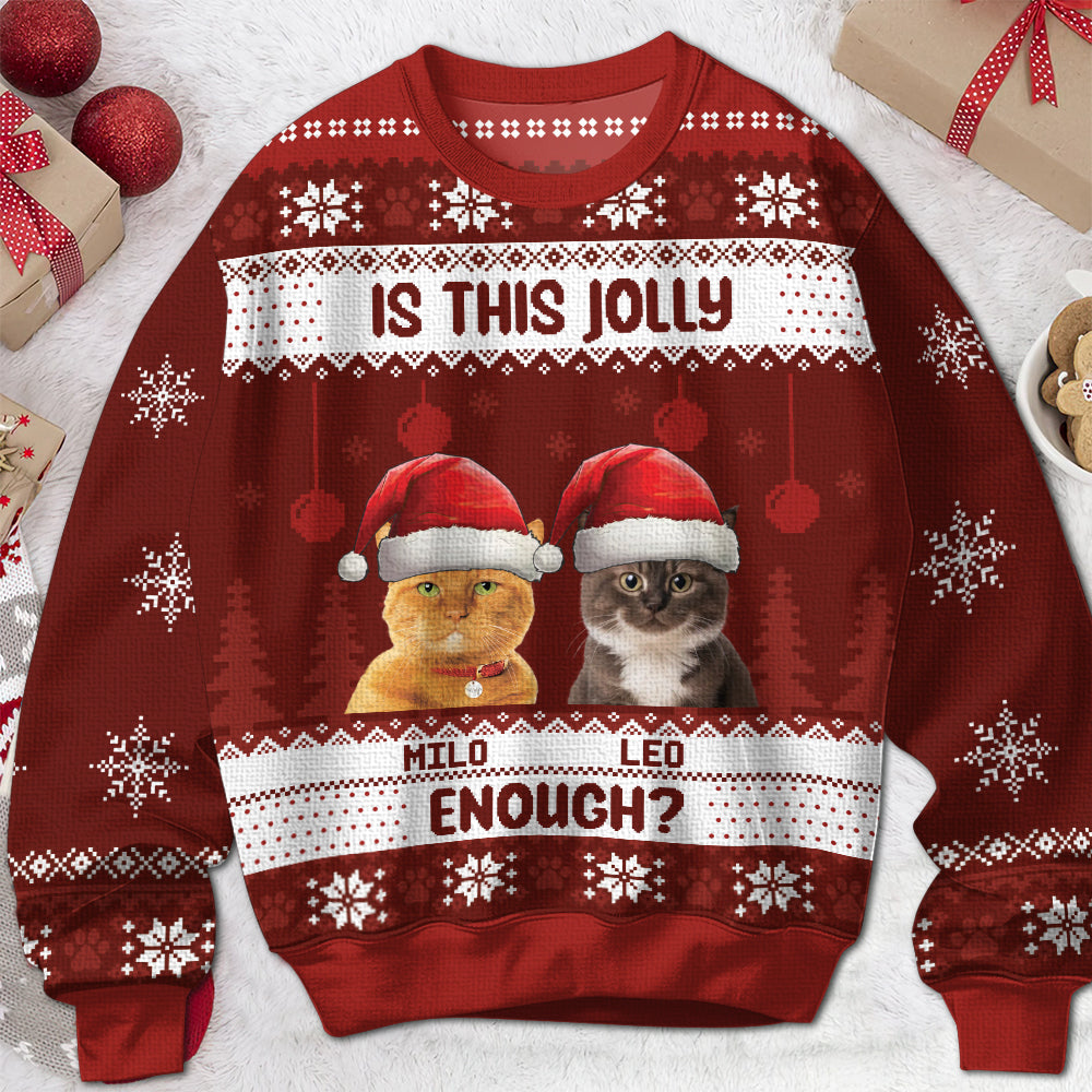 Is This Jolly - Personalized Ugly Sweater