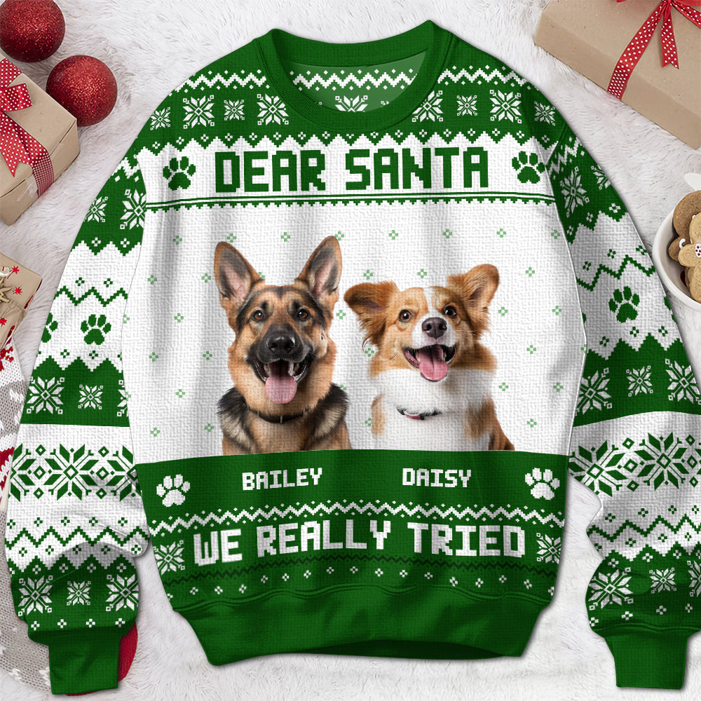 Dear Santa - Personalized Ugly Sweater