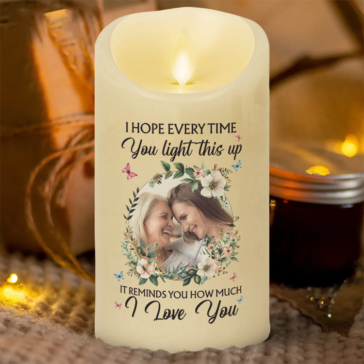 It Reminds You How Much I love You - Personalized LED Candle