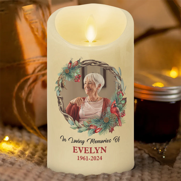 When You Feel Low, Think Of Me - Personalized LED Candle