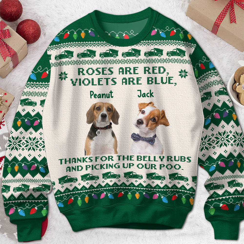 Roses are Red Violets Are Blue - Personalized Ugly Sweater