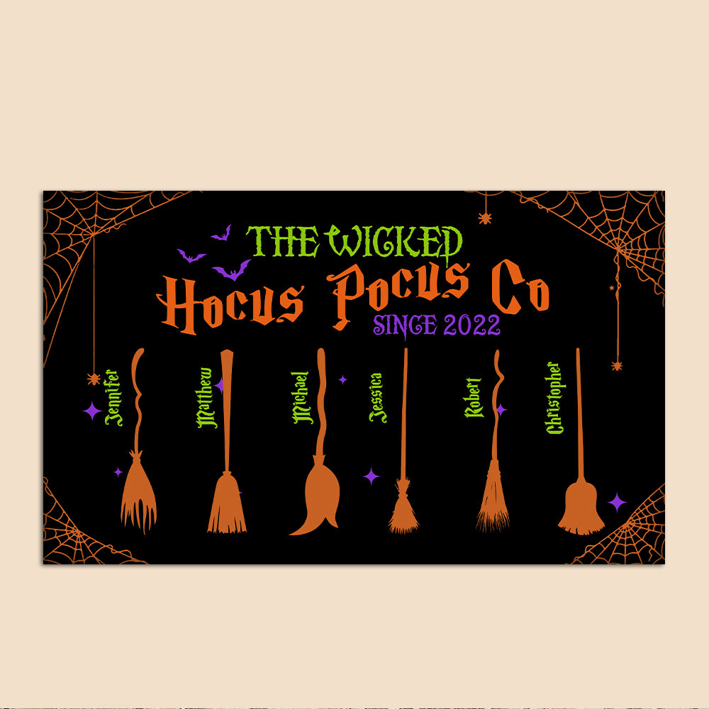 The Wicked Hocus Pocus - Personalized Doormat - Best Gift For Halloween - Giftago