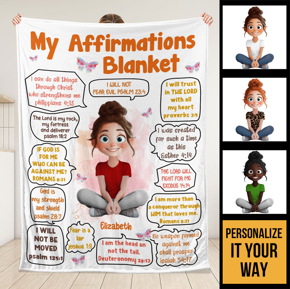 My Affirmation Blanket - Personalized Blanket
