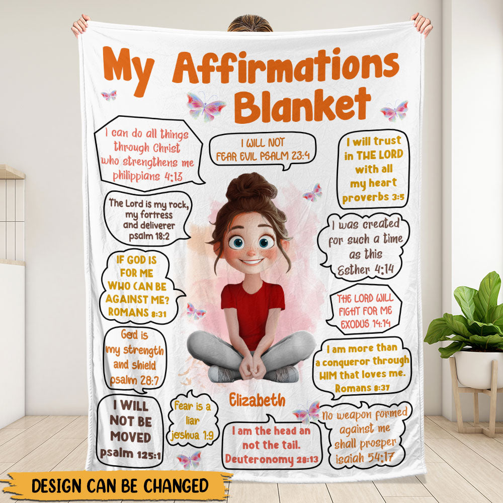 My Affirmation Blanket - Personalized Blanket