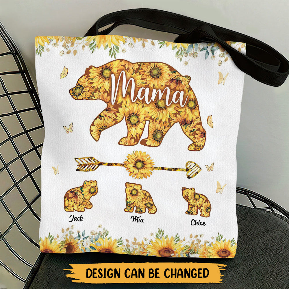 Mama Bear - Personalized Tote Bag