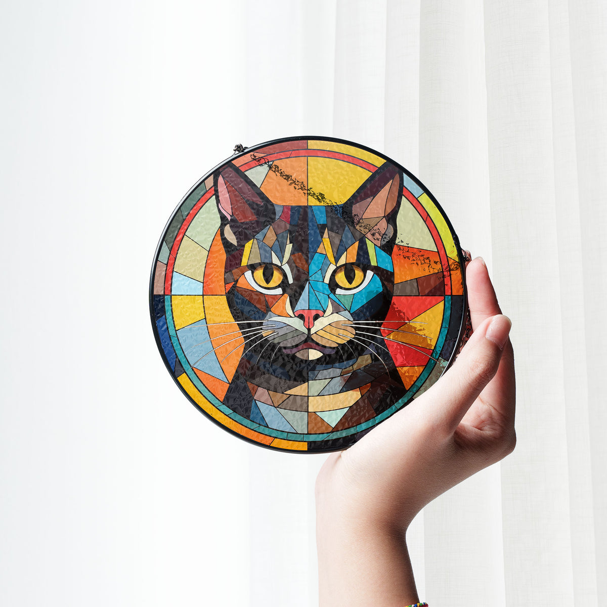 Royal Glimmer Stained Glass Window Hanging Suncatcher