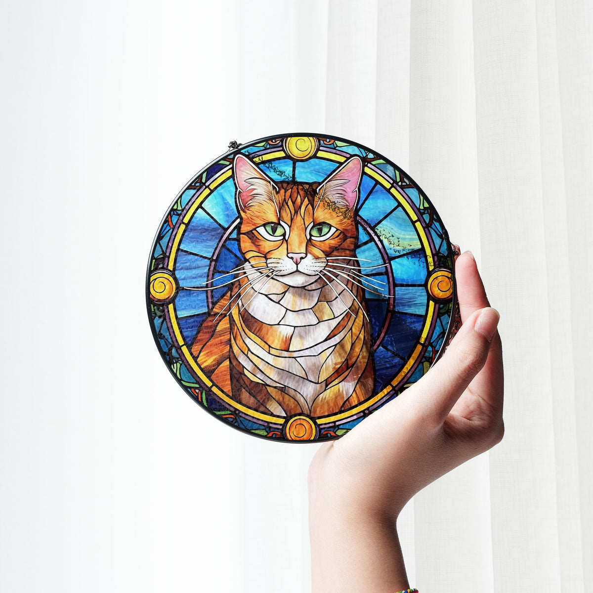 Aurora Stalker Stained Glass Window Hanging Suncatcher