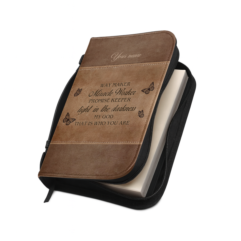 Way Maker - Leather Bible Cover