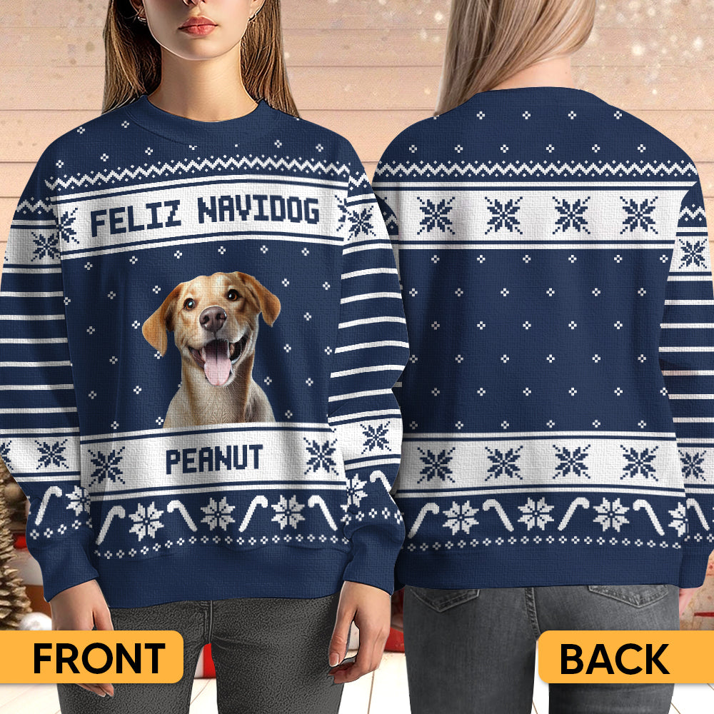 Feliz Navidog - Personalized Ugly Sweater