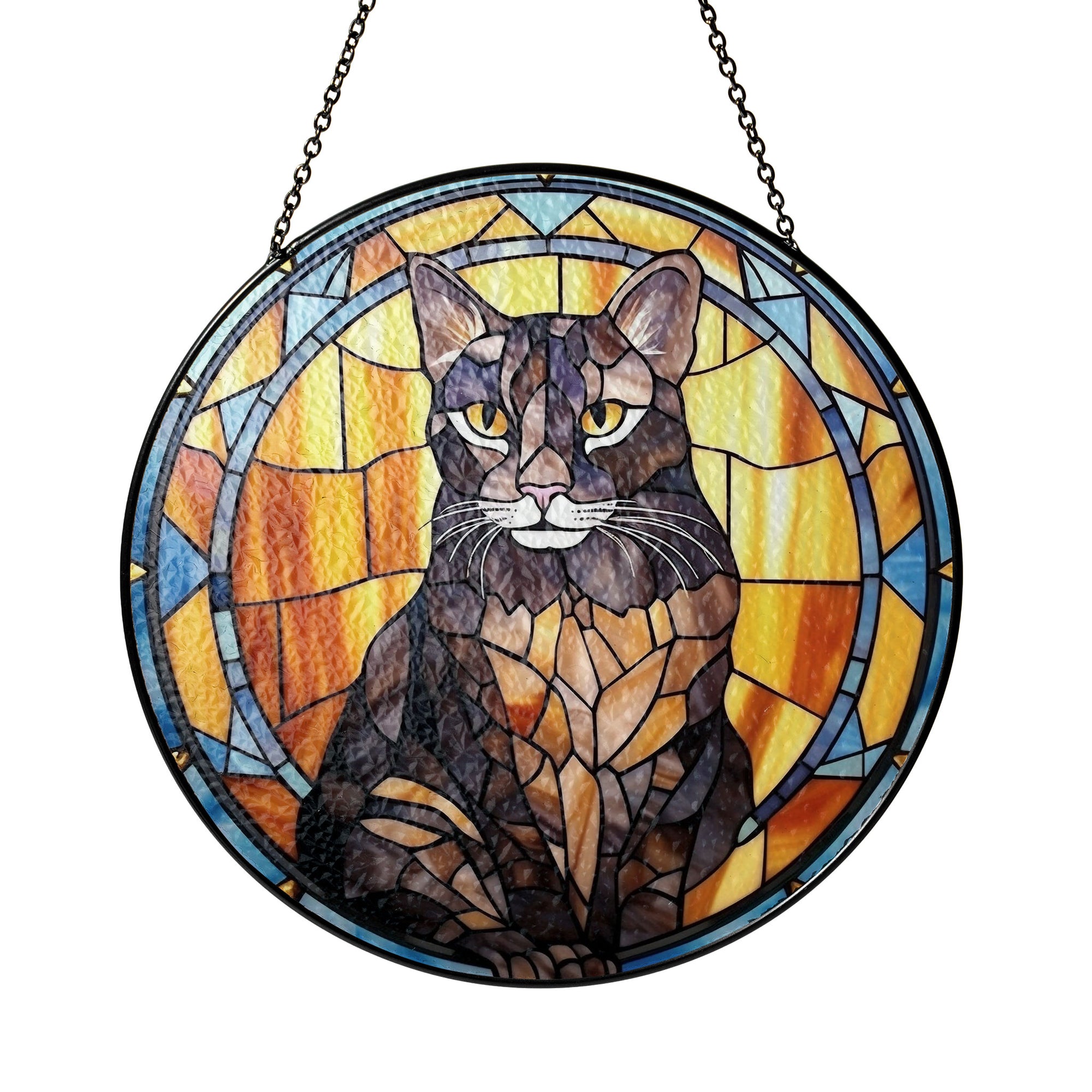 Mystic Stare Stained Glass Window Hanging Suncatcher