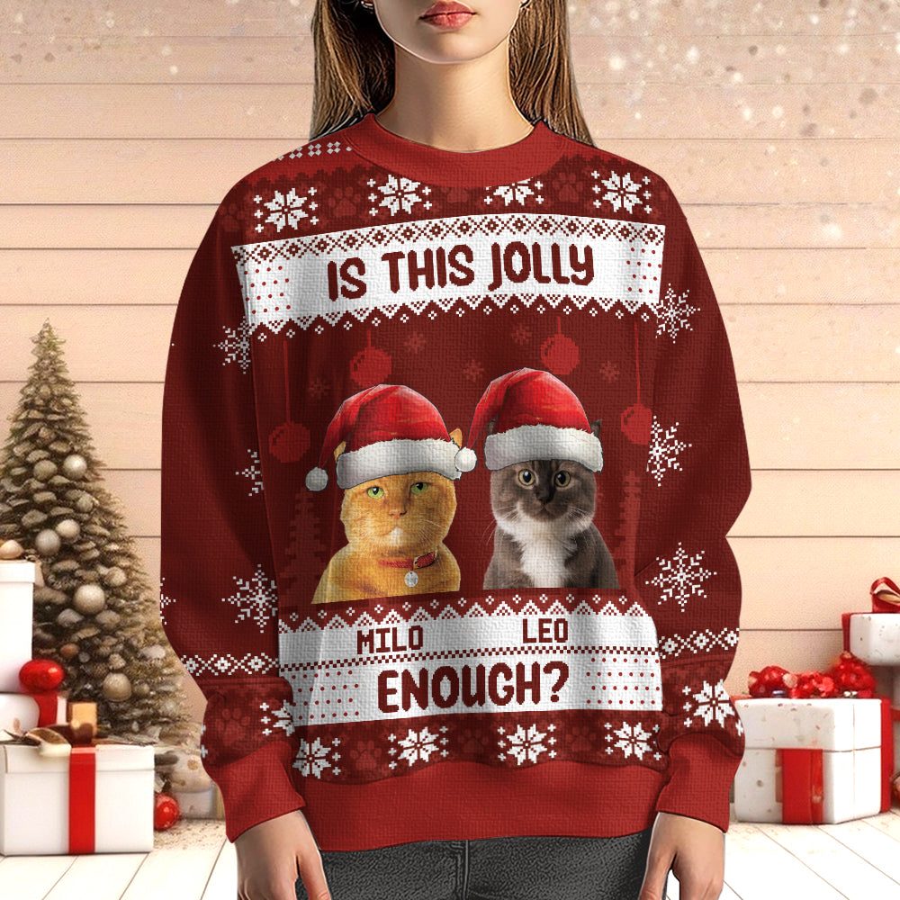 Is This Jolly - Personalized Ugly Sweater