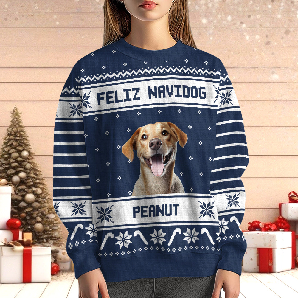Feliz Navidog - Personalized Ugly Sweater