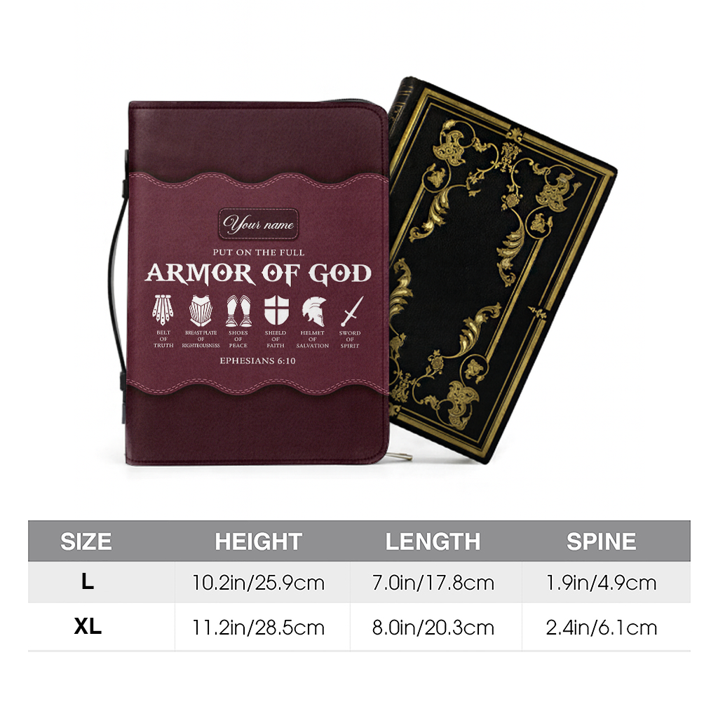 Armor Of God - Leather Bible Cover