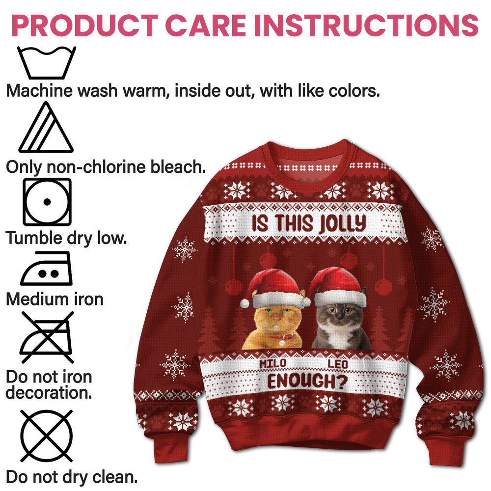 Is This Jolly - Personalized Ugly Sweater