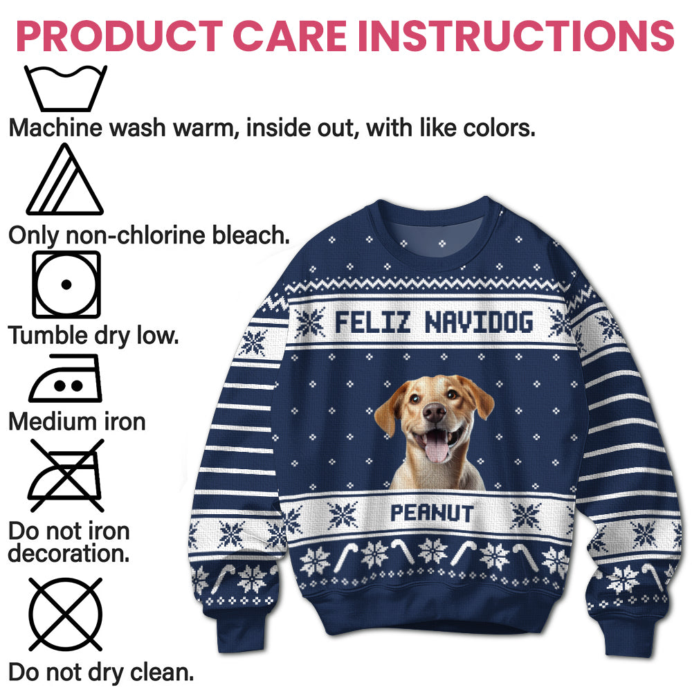 Feliz Navidog - Personalized Ugly Sweater