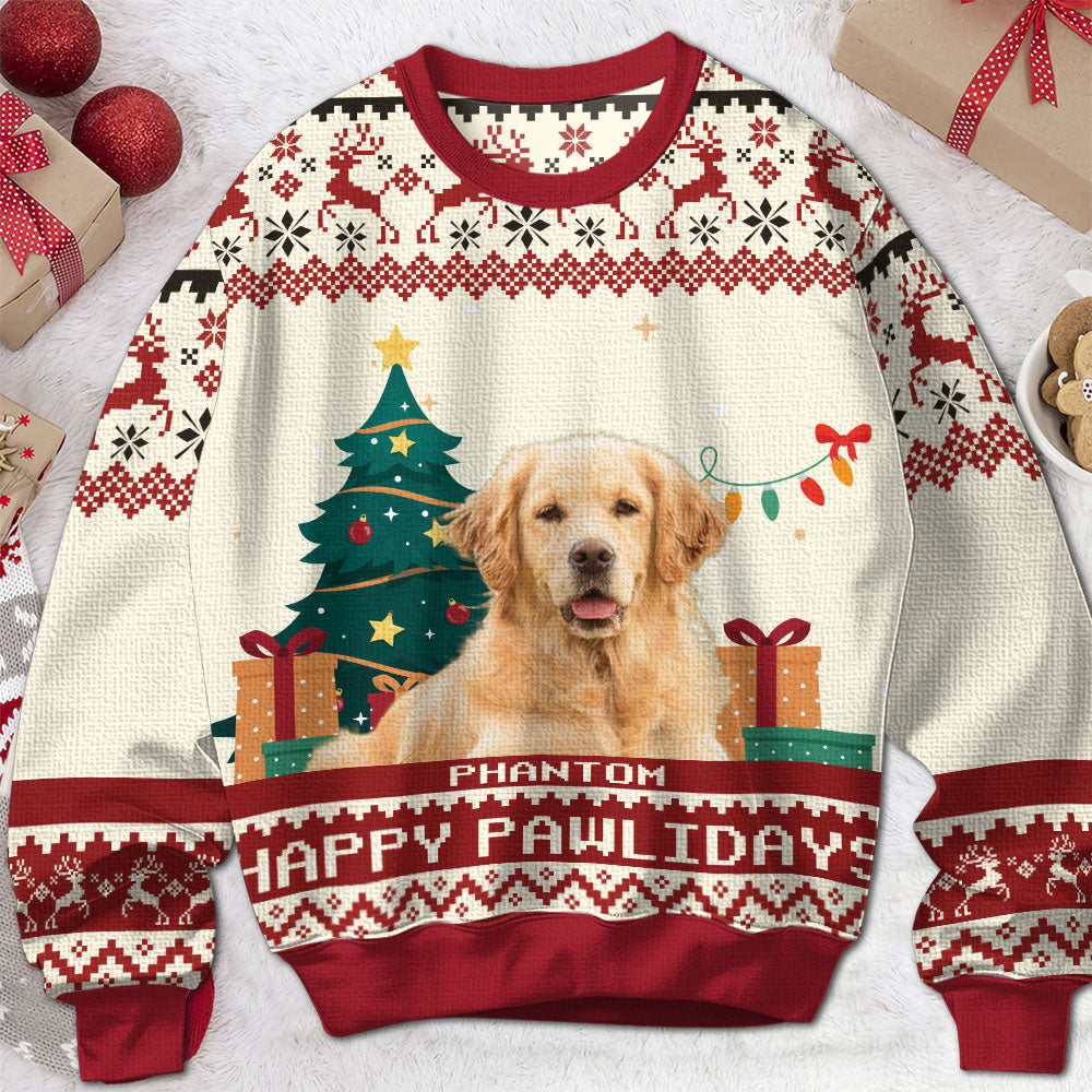 Happy Christmas - Personalzied Ugly Sweater