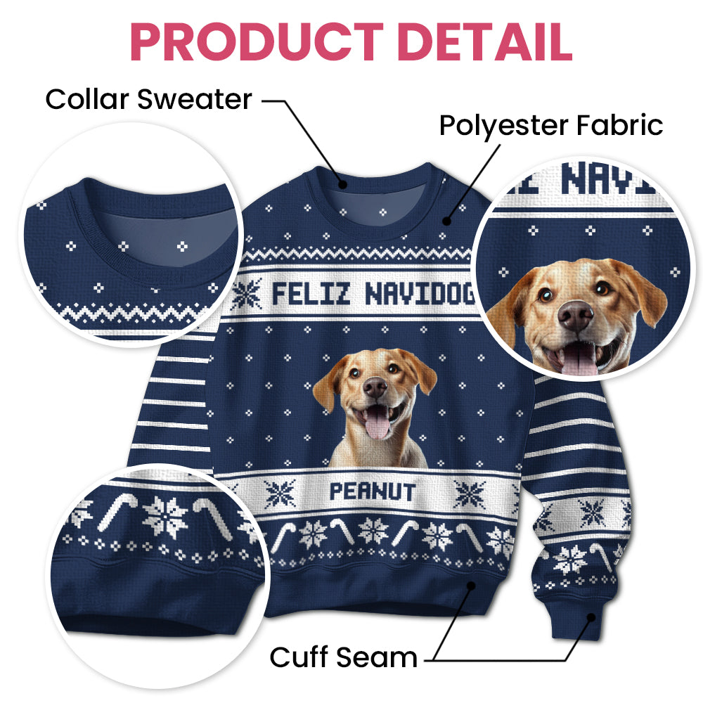 Feliz Navidog - Personalized Ugly Sweater