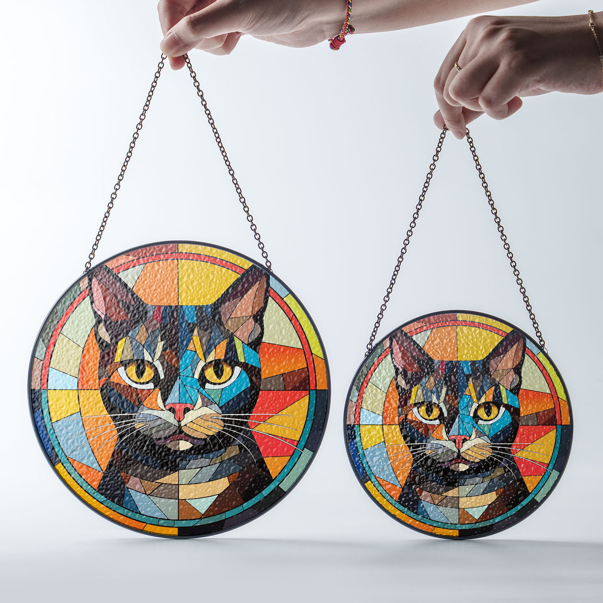 Royal Glimmer Stained Glass Window Hanging Suncatcher