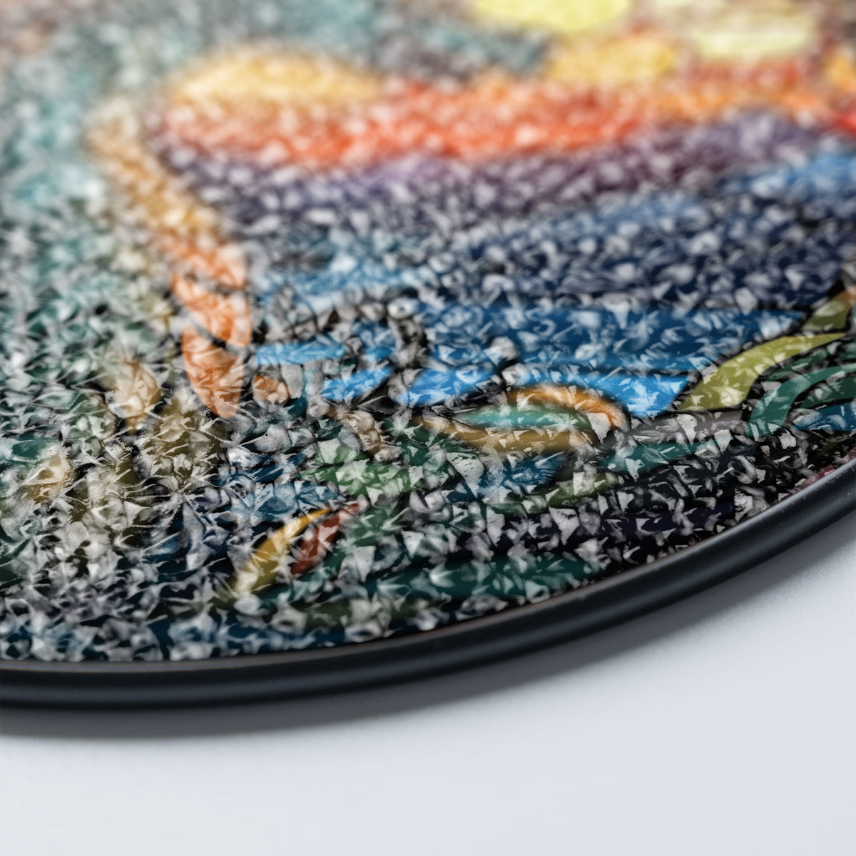 Nightshade Serpent Stained Glass Window Hanging Suncatcher