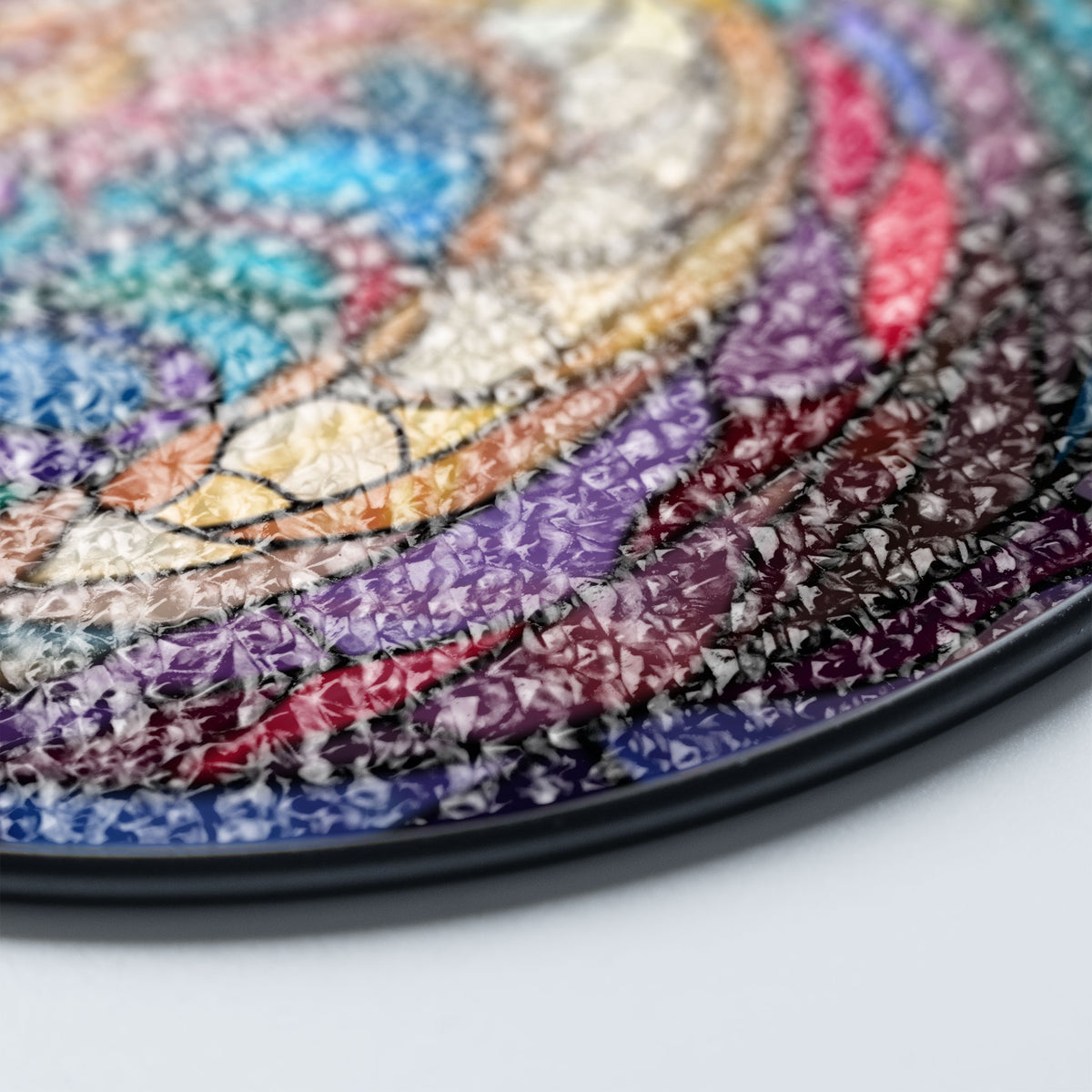 Twilight Glimmer Stained Glass Window Hanging Suncatcher