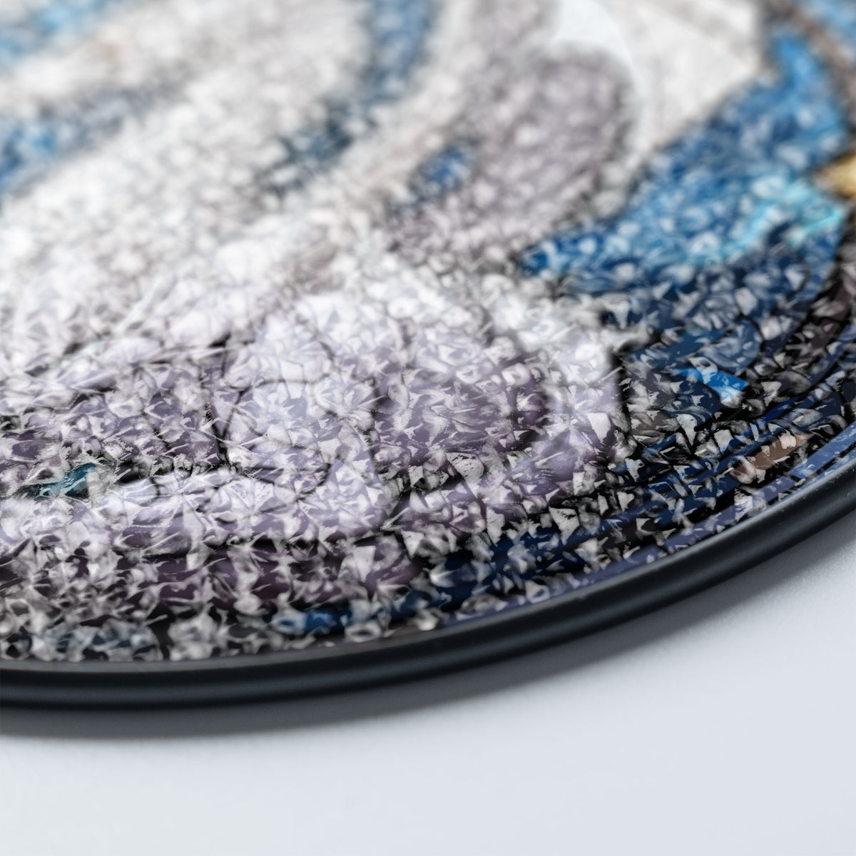 Stormbringer Dragon Stained Glass Window Hanging Suncatcher