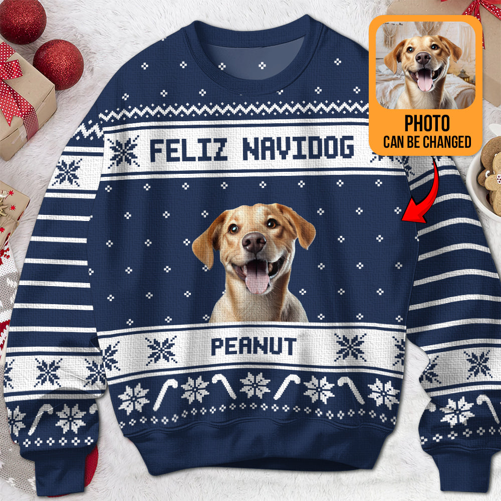Feliz Navidog - Personalized Ugly Sweater