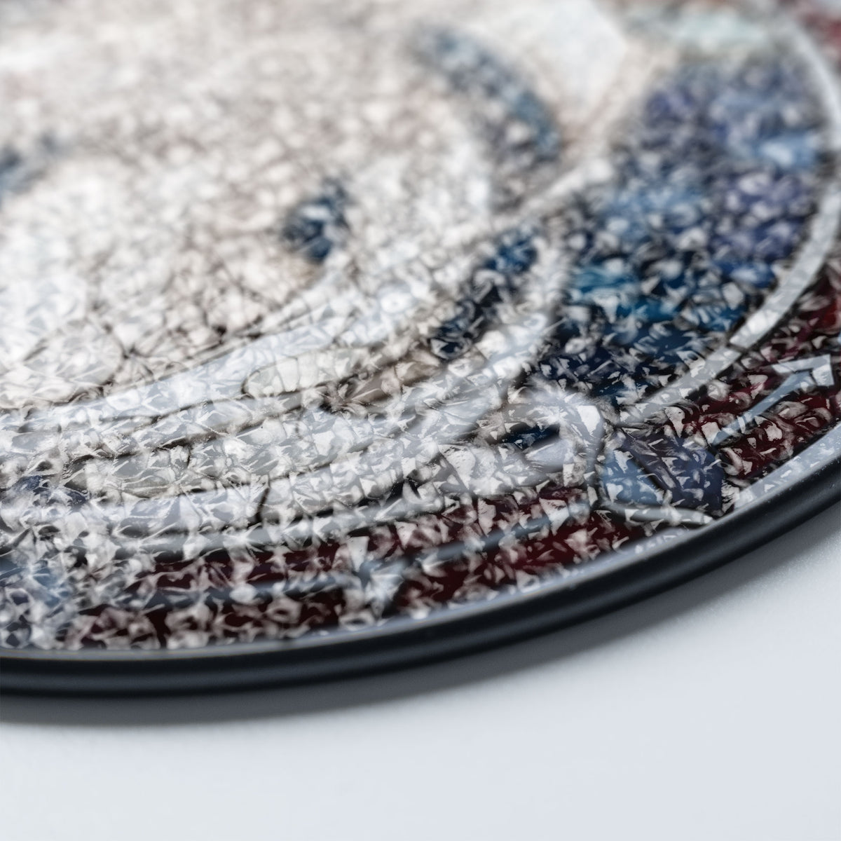 Lunar Flame Stained Glass Window Hanging Suncatcher