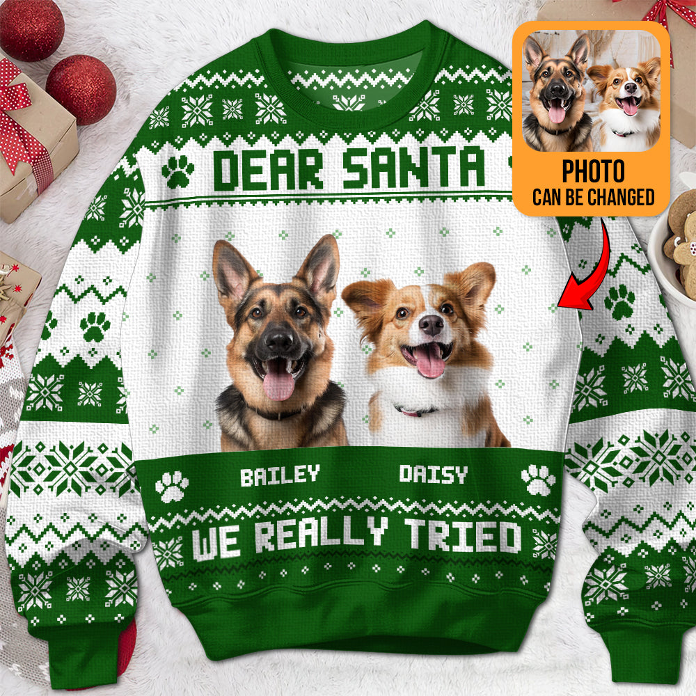 Dear Santa - Personalized Ugly Sweater