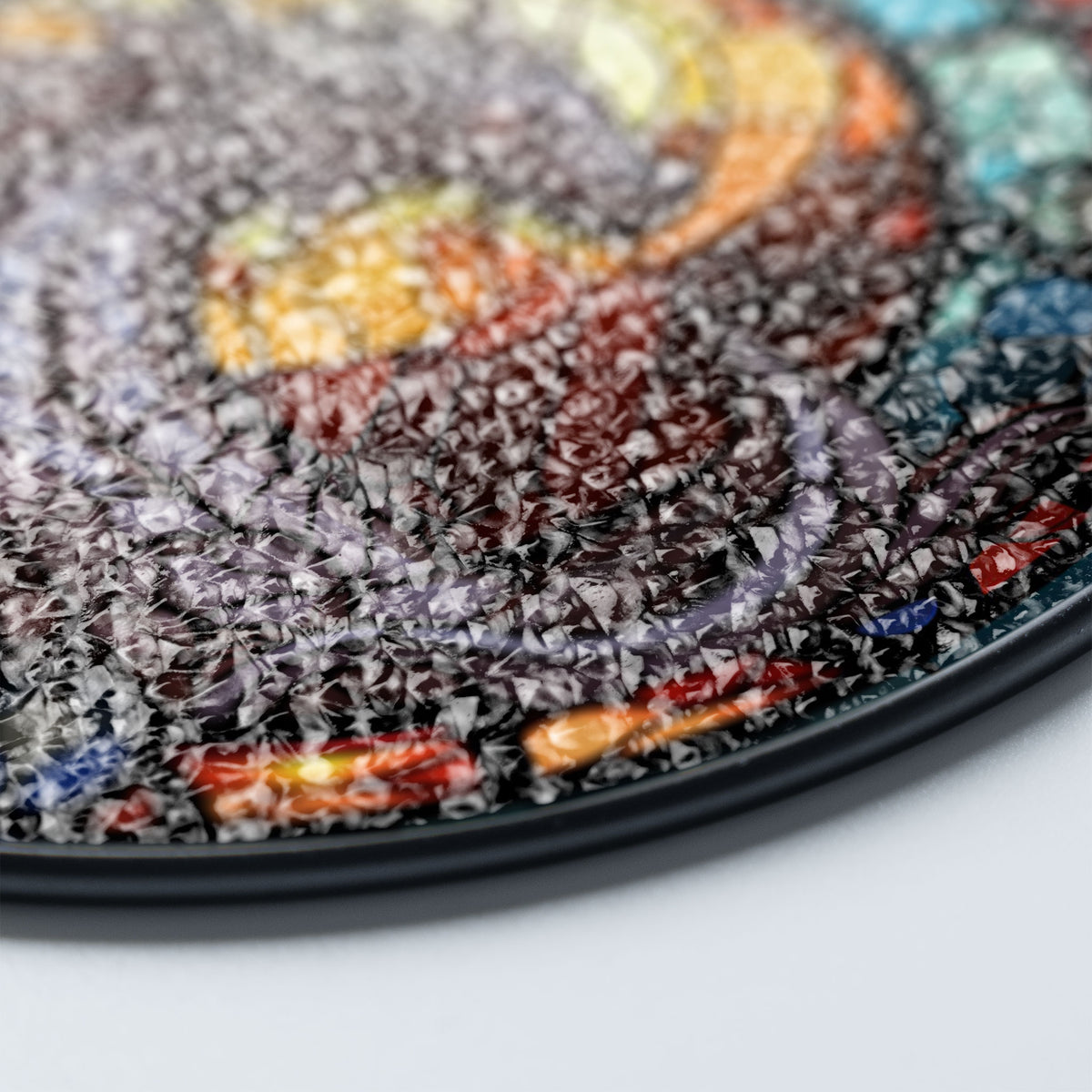 Aether Warden Stained Glass Window Hanging Suncatcher