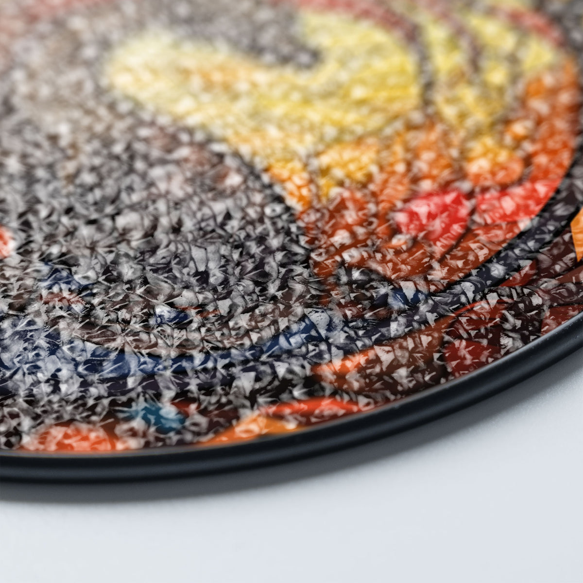 Crystal Emberlight Stained Glass Window Hanging Suncatcher