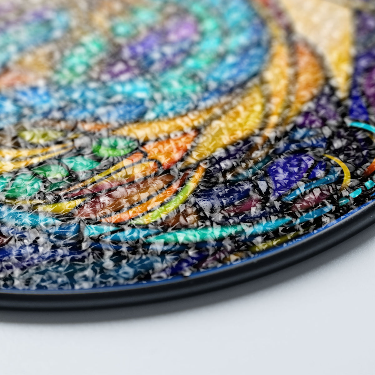 Drake of the Dawn Stained Glass Window Hanging Suncatcher