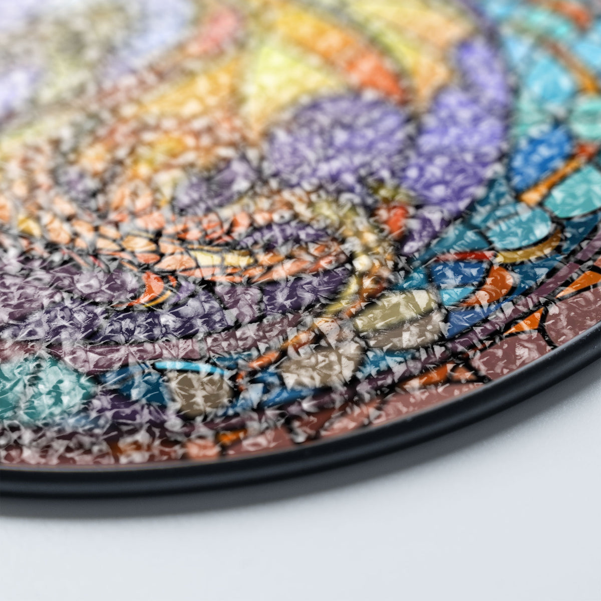 Dragon of Eternal Flame Stained Glass Window Hanging Suncatcher