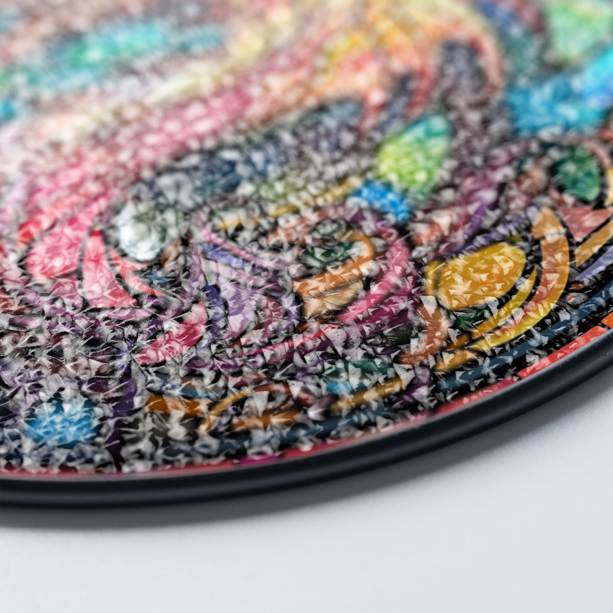 Verdant Skyseeker Stained Glass Window Hanging Suncatcher