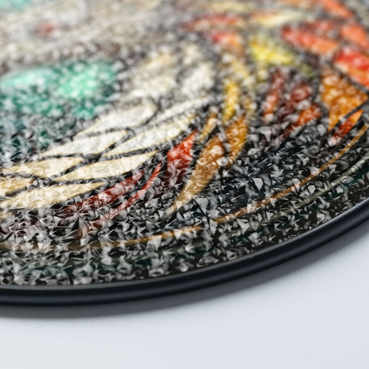 Celestial Wyrm Stained Glass Window Hanging Suncatcher