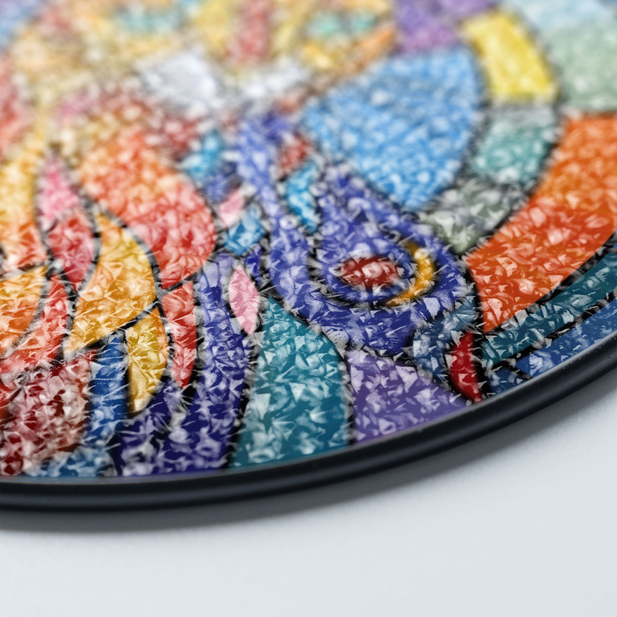 Sunlit Majesty Stained Glass Window Hanging Suncatcher