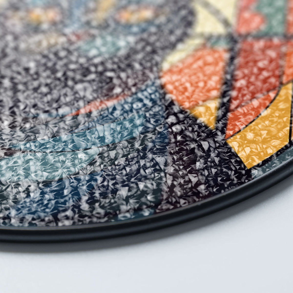 Moonlit Gaze Stained Glass Window Hanging Suncatcher