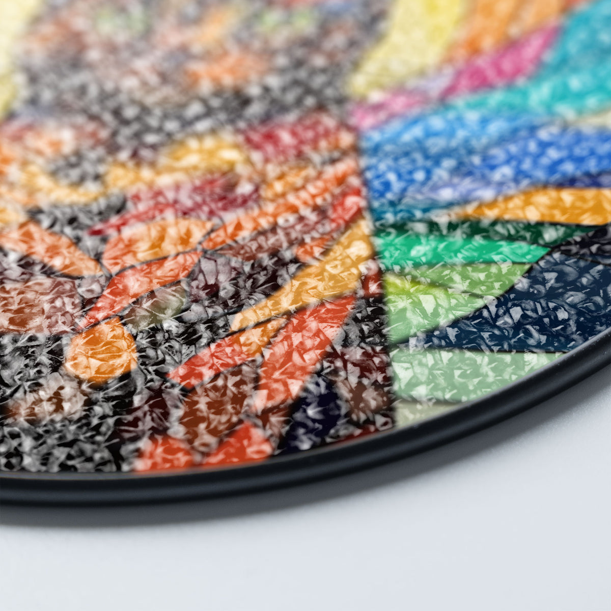 Midnight Observer Stained Glass Window Hanging Suncatcher