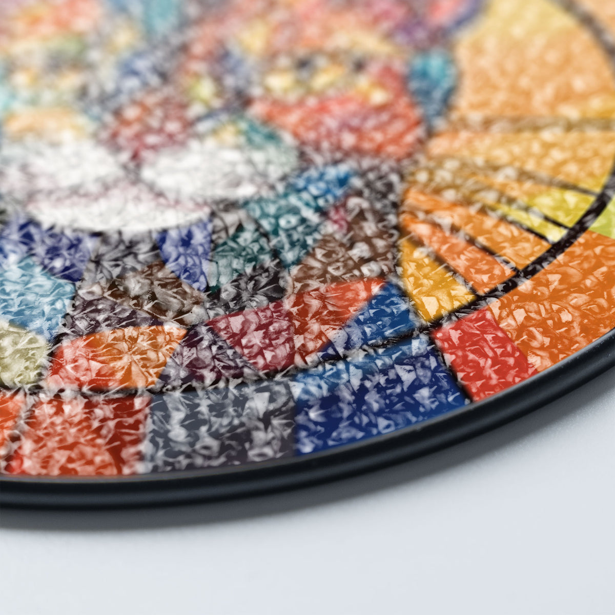 Mystic Sunrise Stained Glass Window Hanging Suncatcher