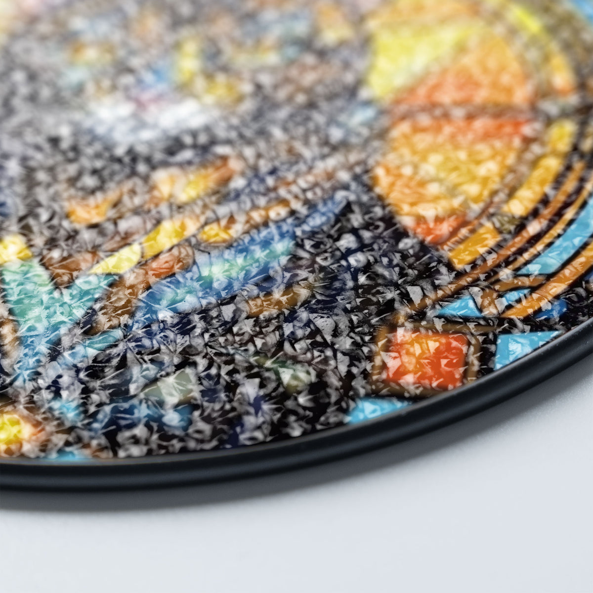 Mystic Amberglow Stained Glass Window Hanging Suncatcher