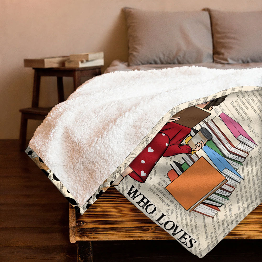 Reading Book Blanket - Personalized Blanket