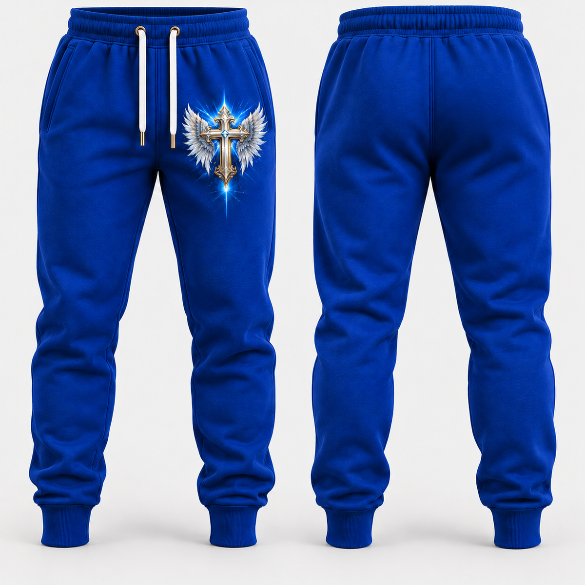 Royal Blue Divine Shield No Weapon Formed Sweatpants