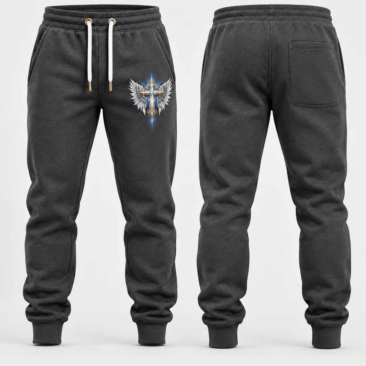 Charcoal Gray Divine Shield No Weapon Formed Sweatpants