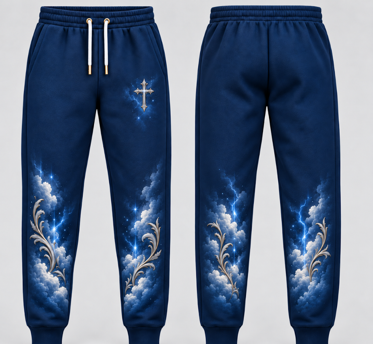 No Weapon Formed – Christian Sweatpants - Royal Blue