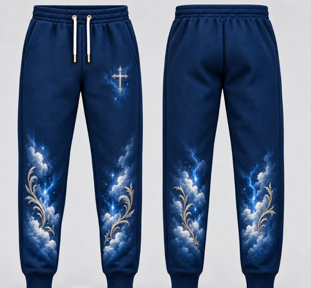 No Weapon Formed – Christian Sweatpants - Royal Blue