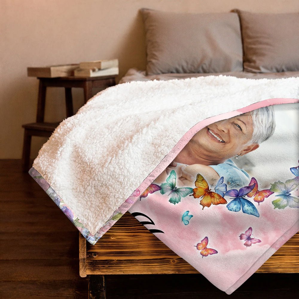 A Big Piece Of My Heart Lives In Heaven Blanket - Personalized Blanket
